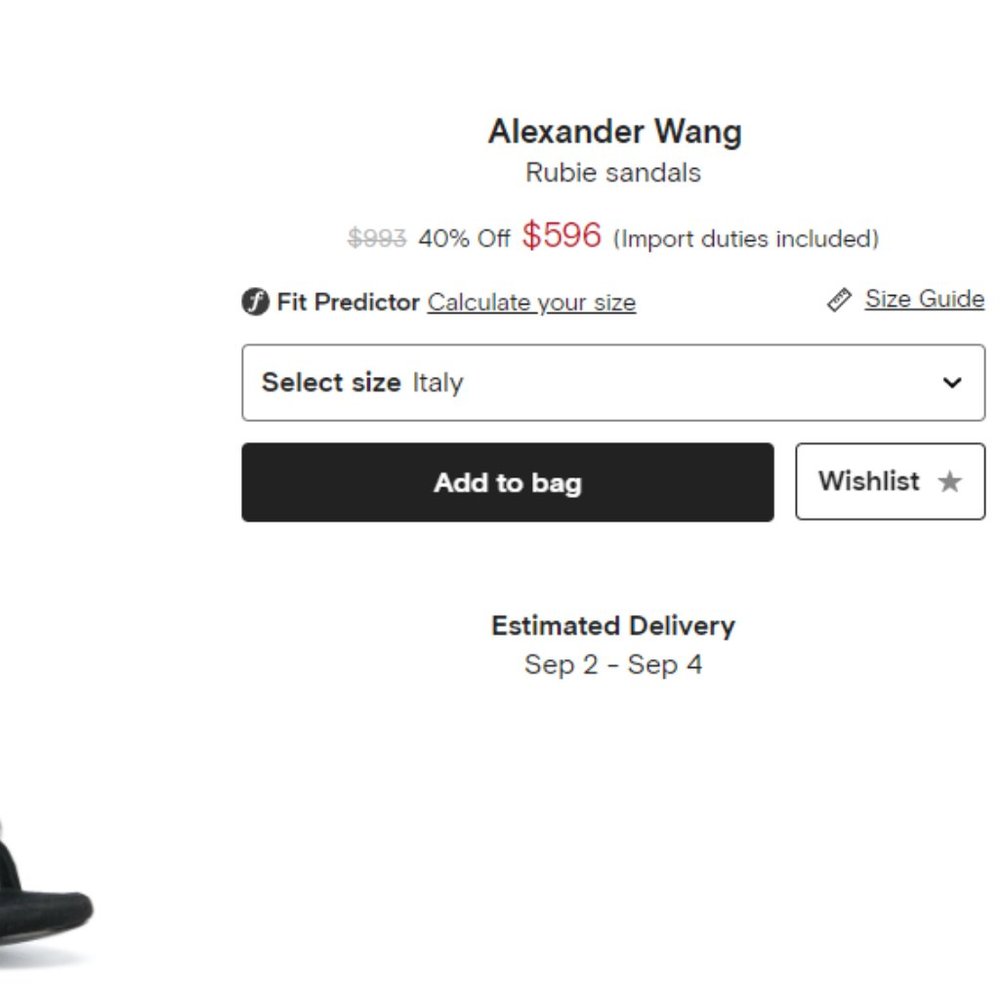 SOLD!! Alexander Wang Rubie Sandal 9US - 10EUR - Picture 12 of 12